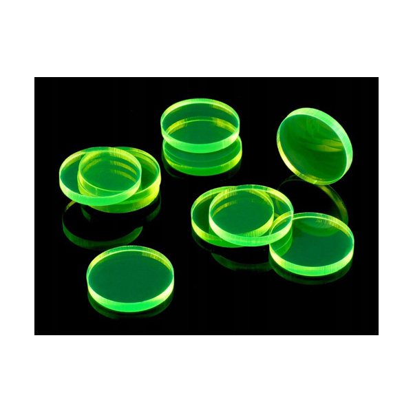 Znaczniki akrylowe zielone fluorescencyjne 22x3