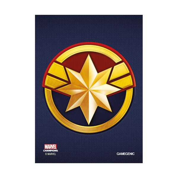MARVEL Art Sleeves (66 mm x 91 mm) Captain Marvel 50+1 szt
