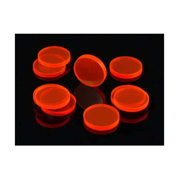 Znaczniki akrylowe czerwone fluorescencyjne 22x3